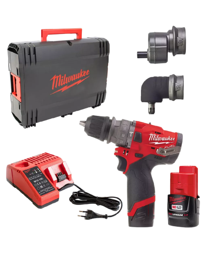 Drel-şurup bağlayan Milwaukee M12FPDXKIT-202X (MİX SET+2X2.0)