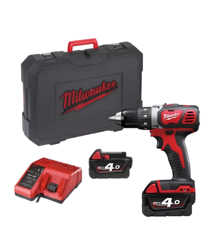 Drel-şurup bağlayan Milwaukee M18BDD-402C (CASE+2X4.0)