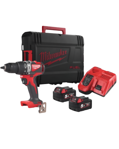 Drel-şurup bağlayan Milwaukee M18BLPD2-502X (CASE+2X5.0)