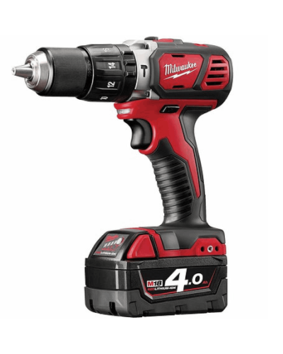 Drel-şurup bağlayan Milwaukee M18BPD-402C (CASE+2X4.0)