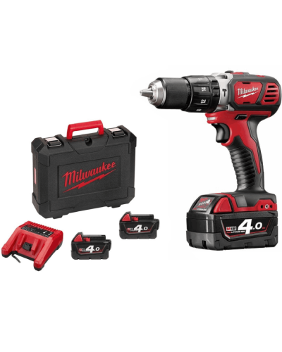 Drel-şurup bağlayan Milwaukee M18BPD-402C (CASE+2X4.0)