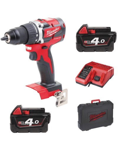 Drel-şurup bağlayan Milwaukee M18CBLDD-402C (CASE+2X4.0)