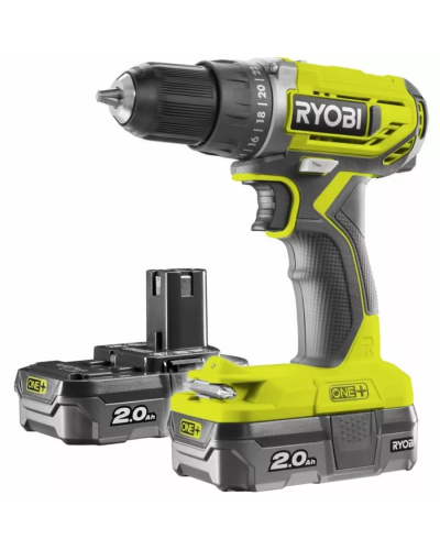 Drel-şurup bağlayan  Ryobi  R18DD2-220S (Bag+2X2.0)