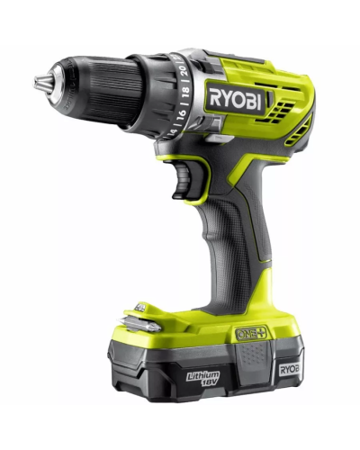 Drel-şurup bağlayan Ryobi R18DD3-113S (Bag+1X1.3)