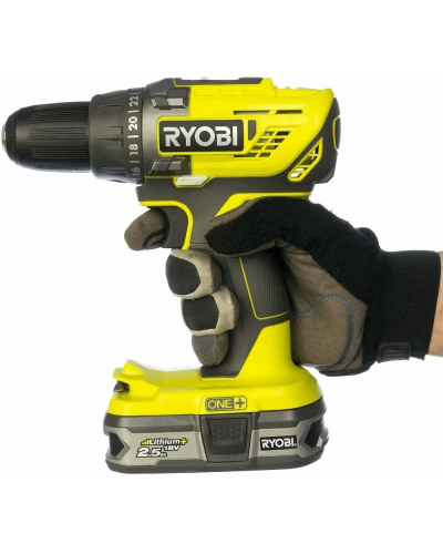 Drel-şurup bağlayan Ryobi  R18DD3-120S (Bag+1X2.0)