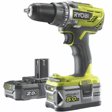 Drel-şurup bağlayan Ryobi R18DD3-252S (Bag+2.0&5.0)