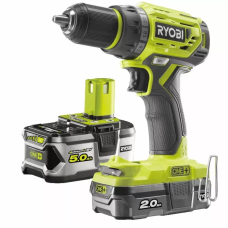 Drel-şurup bağlayan Ryobi R18DD7-252S (Set+2.0&5.0)