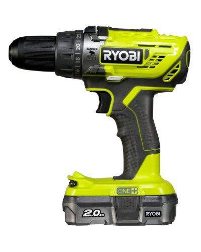 Drel-şurup bağlayan Ryobi  R18PD3-220S (Bag+2X2.0)