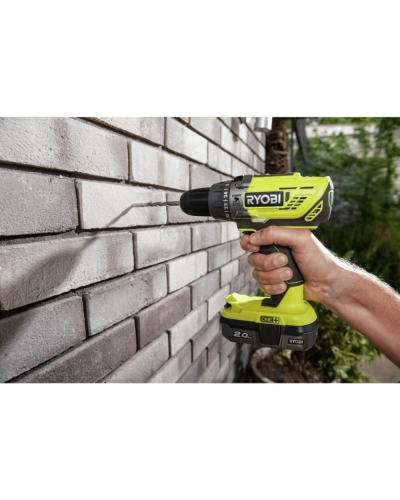 Drel-şurup bağlayan Ryobi  R18PD3-220S (Bag+2X2.0)