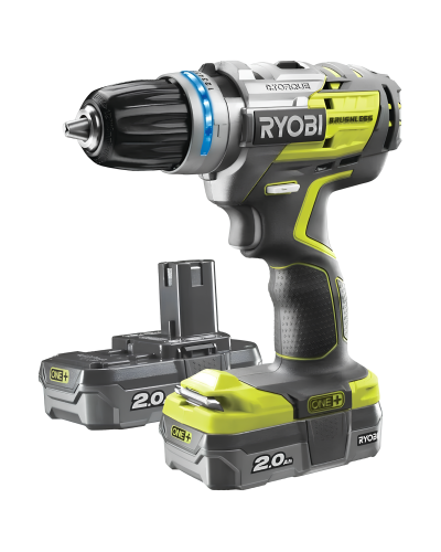 Drel-şurup bağlayan Ryobi  R18PDBL-220S (Bag+2X2.0)