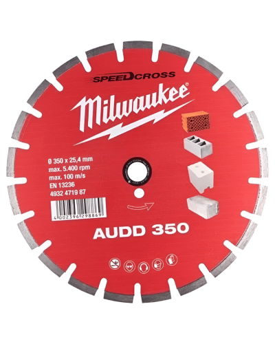 Kəsmə disk Milwaukeel AUDD 350mm (4932471987)