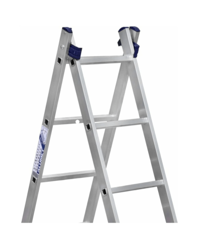 Nərdivan Alumet 9 pilləli iki hissəli aluminium (Tam və /\ şəklində) (H2 5209)