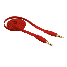 Trust Flat Audio Cable 1M Red