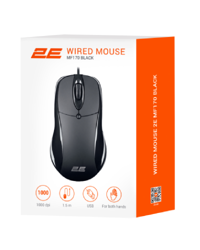 Mouse 2E Mf170 Usb Black