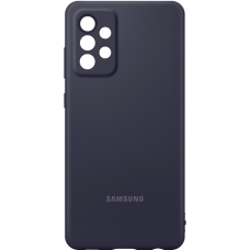 Qoruyucu örtük Samsung A72 Silicone Cover Black EF-PA725TBEGRU