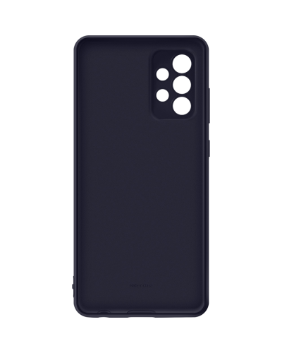 Qoruyucu örtük Samsung A72 Silicone Cover Black EF-PA725TBEGRU