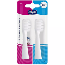 Elektrikli diş fırçası üçün başlıqlar Chicco 3+ 00008546100000 (2 əd)