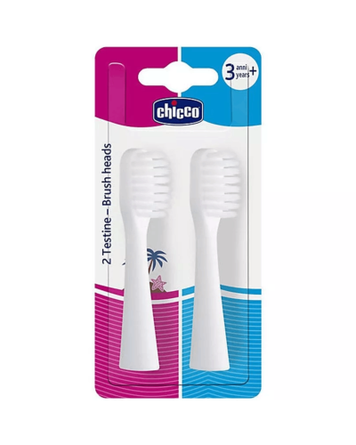 Elektrikli diş fırçası üçün başlıqlar Chicco 3+ 00008546100000 (2 əd)