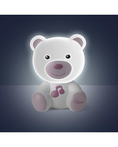 Gecə lampası Chicco/ 00009830100000 (Səs effektləri ilə, çəhrayı)