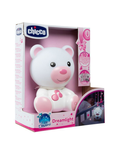 Gecə lampası Chicco/ 00009830100000 (Səs effektləri ilə, çəhrayı)