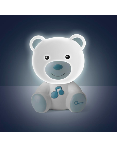 Gecə lampası Chicco/ 00009830100000 (Səs effektləri ilə,mavi)
