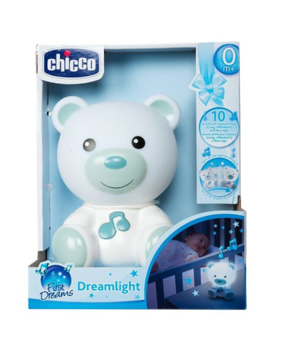 Gecə lampası Chicco/ 00009830100000 (Səs effektləri ilə,mavi)
