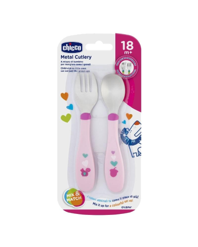 Uşaq üçün çəngəl-qaşıq dəsti Chicco 00016102100000