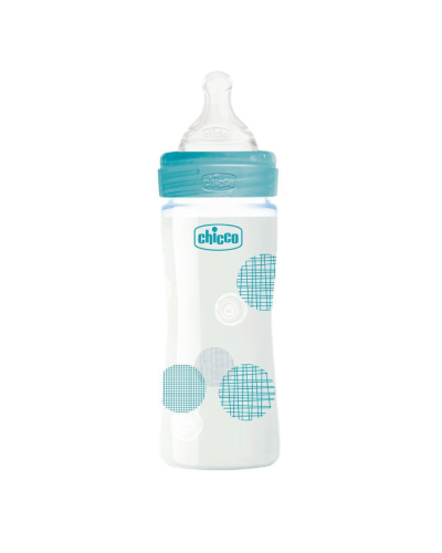 Şüşə butulka Chicco Wellbeing yavaş axınlı / 00028721200000 250ml