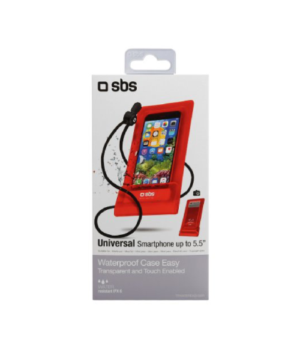 Qoruyucu örtük SBS Water 6.7-inch Red TEWATEREASY55R