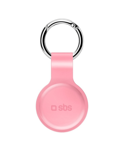 SBS Airtag Silicone Case Pink TEAIRTAGCASEP