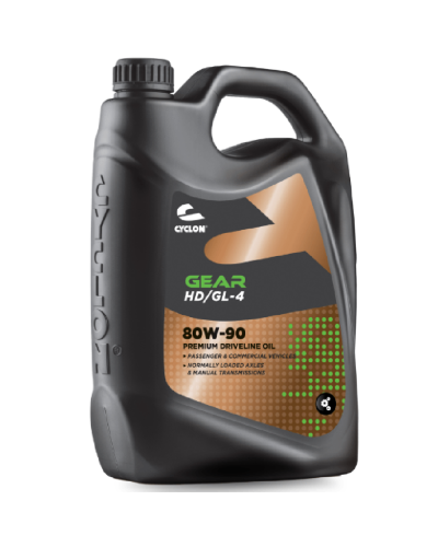 Mühərrik yağı CYCLON Gear HD GL - 4 SAE 80W/90 4L