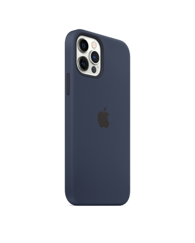 Qoruyucu örtük iPhone 12/12 Pro Silicone MagSafe Deep Navy