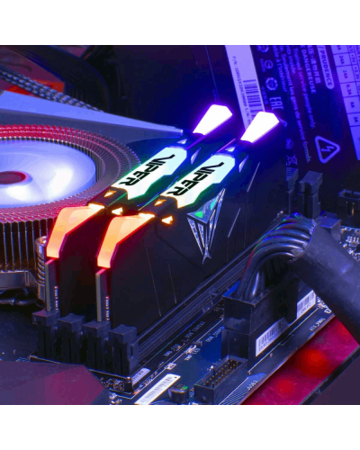 Patriot Viper RGB 32GB 3200MHZ CL16 UDIMM KIT BK PVR432G320C6K