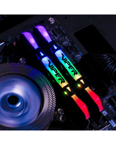 Patriot Viper RGB 32GB 3200MHZ CL16 UDIMM KIT BK PVR432G320C6K