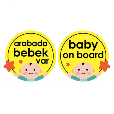 BabyJem maşın üçün yan şüşə yazısı / 8699206310949