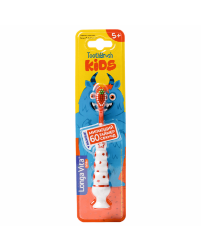 Uşaq diş fırçası Longa Vita 5-10+ F-32S 643540737229 qırmızı