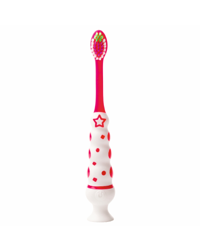 Uşaq diş fırçası Longa Vita 5-10+ F-32S 643540737229 çəhrayı