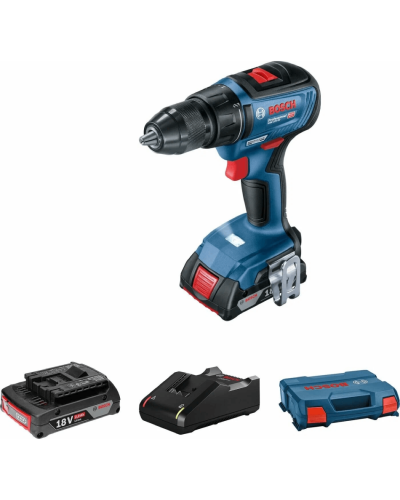 Drel-şurup bağlayan Bosch GSR 18V-50 (Case+2x2.0)