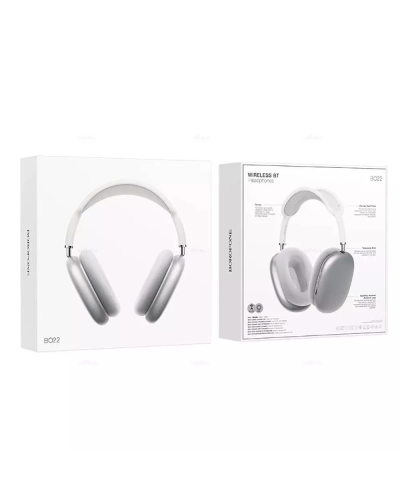 Qulaqlıq Borofone BO22 Elegant BT On Ear Silver