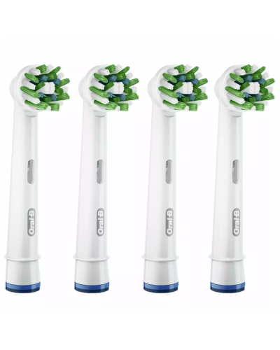 Elektrik diş fırçası başlığı Oral-B EB50RB 4ct Cross Action TCCAR