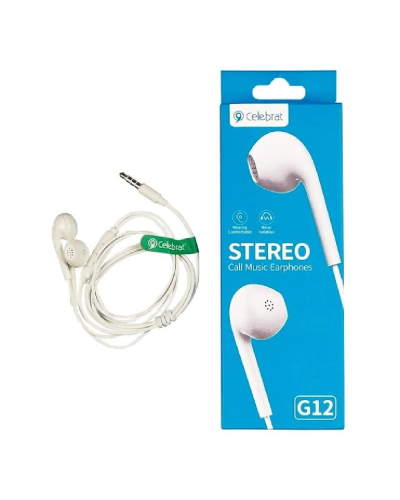 Qulaqlıq Headset Celebrat G12 White