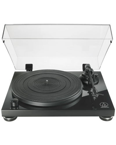Turntable Audio-Technica AT-LPW50PB Manual Belt Drive Wood Base Piano Black