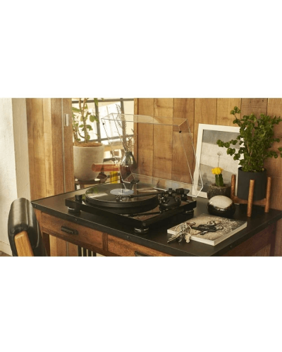 Turntable Audio-Technica AT-LPW50PB Manual Belt Drive Wood Base Piano Black