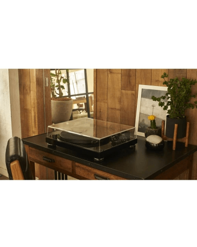 Turntable Audio-Technica AT-LPW50PB Manual Belt Drive Wood Base Piano Black