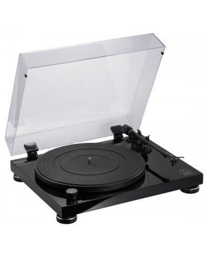 Turntable Audio-Technica AT-LPW50PB Manual Belt Drive Wood Base Piano Black