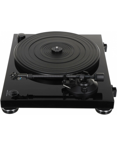 Turntable Audio-Technica AT-LPW50PB Manual Belt Drive Wood Base Piano Black