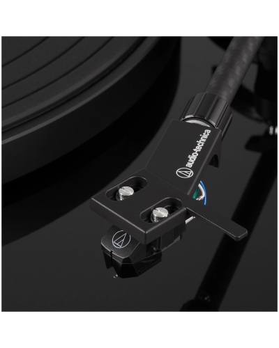 Turntable Audio-Technica AT-LPW50PB Manual Belt Drive Wood Base Piano Black