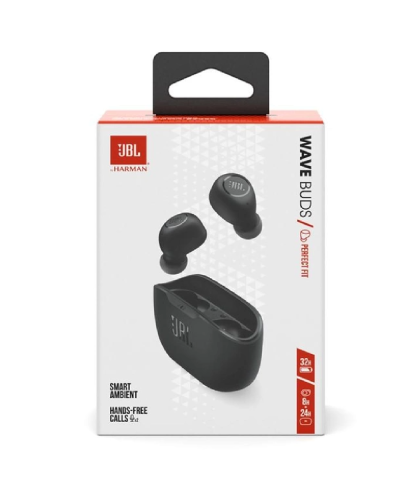 Qulaqlıq JBL Wave Buds Black JBLWBUDSBLK