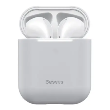 Baseus Silicon Case Airpods 1/2 Grey Wiappod-Bzog