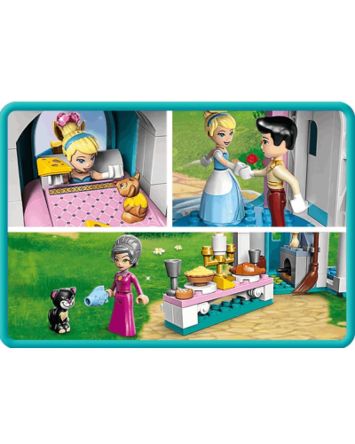 LEGO Disney Princess Cinderella and Prince Charming's Castle 43206 / 5702017154336